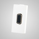 Moduł 1/2, gniazdo VGA (15 pin) żeńskie, białe